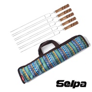 韓國SELPA 304不鏽鋼烤肉叉 超值五入組