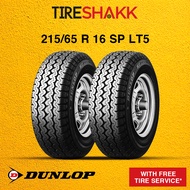 2 Dunlop 215/65 R 16 SPLT5 Light Truck Tires
