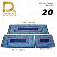 KITCHEN RUNNER CARPET RUG CHANNEL ALAS KAKI DAPUR VIRAL