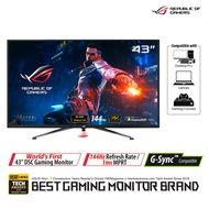 ASUS ROG Swift PG43UQ DSC Gaming Monitor — 43-inch 4K UHD (3840 x 2160), 144Hz, G-Sync compatible reanes, Peak Brightness 1000nits, Overclockable 144Hz, G-SYNC Ultimate, DisplayHDR1000 ™, UHD Premium, Quantum-dot, VRR support for Xbox One*, Remote