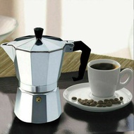 K-MART - 意大利風格3杯濃縮咖啡機 鋁製摩卡壺 八角咖啡壺 摩卡咖啡壺 200ML