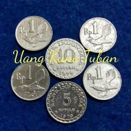 Paket Mahar 19 Rupiah Uang Kuno Koin / Asli Uang Kuno Indonesia