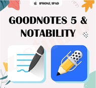 GoodNotes 5 &amp; Notability for iPad and iPhone [ ส่งทาง Chat เท่านั้น ]  | Productive App | Note Taking
