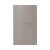 2022 High quality paper Monthly planner Light grey B6
