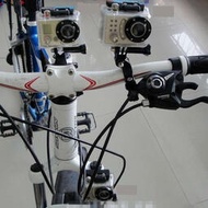 熱賣⌒現貨GoPro單車夾insta360自行車機車摩托車夾OSMO ACTION固定支架配件~自拍配件