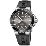 【ORIS 豪利時】水鬼 Aquis 時間之海潛水300米日期機械錶-43.5mm(0173377307153-0742464TEB)