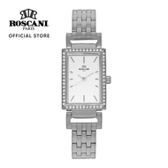 Roscani Francesca B59 (Aluminium Brushed Dial) Gold Bracelet Women Watch