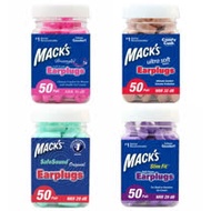 【Macks】美國熱銷 泡棉耳塞 50副裝 防噪音 飛行 游泳 適用