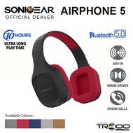 SonicGear Airphone 5 (2019) Wireless Bluetooth Over-the-Ear Headphone with Microphone