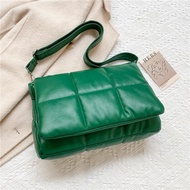 Winter Casual Totes Soft Eider Down Design Large Flap Shoulder Bag Women Pillow Handbags Women Brand Crossbody Bags