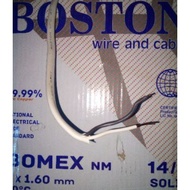 ❧₪Pdx / Loomex Wire / Duplex Solid Wire / Dual Core Flat Wire 14/2 12/2 10/2 Boston Lumex (per meter