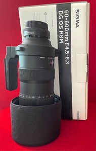 SIGMA 60-600mm HSM OS Nikon F Mount with Sigma 1.4 Teleconvertor