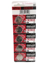 Maxell - Maxell -CR2032 日本製鈕扣電池 5粒卡裝