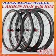 PASAK roadbike carbon clincher wheelsets 1599g aero rim 40 50 55mm Clincher Tubeless Ready Avian CR2 DB R310 700C