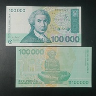 Uang Kuno Kroasia 100000 Dinara