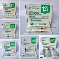 Indoplas Disposable Syringe -1cc 3cc 5cc 10cc 30cc 50c0