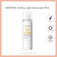 Skintific All Day Light Mist SPF50 PA++++++ Sunscreen Spray Anti UV Face / Body Spray 50ml Skintific Spray Sunscreen