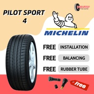 TYRE CAR 16 17 18 inch MICHELIN Pilot Sport 4 PS4 tayar kereta (With Installation) new car tire 205/50R16 215/50R17 205/45R17 215/55R17 225/45R17 235/45R17 245/45R17 225/40R18 235/40R18 235/45R18 245/45R18 255/35R18 265/35R18