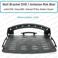 Iron Rack Shelf Bracket Dvd Dvr Cctv Wall Shelf Router Tv Setup Box