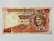 Duit Lama RM10 Siri7 Ahmad Don Original Malaysia Old Banknote