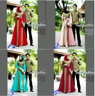 Baju Batik kombinasi Batik couple Batik muslim Gamis