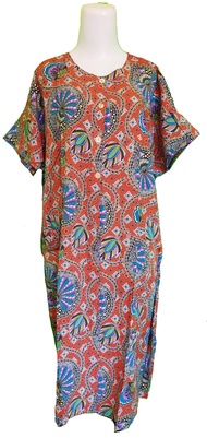 Calico Shop - Daster Kencana Ungu 30 Label Biru