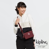 【KIPLING】迷人微醺紅三夾層配件包-CREATIVITY XB