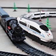 💥Free Shipping💥Electric Simulation Small Train Track Toy Set with Acousto-Optic Model Thomas Bullet Train Small Train To