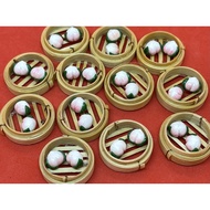 Handmade Miniature Longevity Bun, 寿桃包 , Shoutao Bao, Dim Sum In bamboo basket, Bamboo tray, Dish Asian Food, 1pc