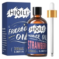 Strawberry Fragrance Oils, HIQILI 100ML 100 Pure Perfume Oil Used For Home,ho,Travel,Humidifier, Diffuser,Candle Making,DIY