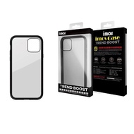 【iMos】iPhone12 mini/12/12 pro/12pro max 美國軍規認證雙料防震保護殼-潮流黑
