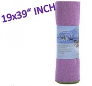 吸水快乾 運動健身瑜伽 毛巾  Aquis Adventure Towel - 紫色 (19 x 39" 吋)
