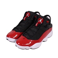 NIKE 男 JORDAN 6 RINGS 喬丹避震包覆籃球鞋 黑紅 - 322992060