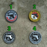 Round airsoft glock patch rubber patch