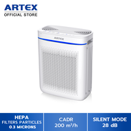 เครื่องฟอกอากาศ Artex เครื่องกรองอากาศ Air Purifier รุ่น Air-X HEPA Carbon Filter กรองฝุ่น PM2.5 ขนาด 24~30ตรม