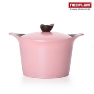 韓國NEOFLAM Aeni系列 26cm陶瓷不沾深湯鍋+陶瓷塗層鍋蓋