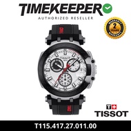 TISSOT T-RACE CHRONOGRAPH 316L Stainless steel case with black PVD coating Black Strap - T115.417.27.011.00