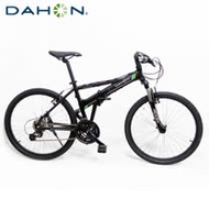 DAHON大行 Espresso D24 26吋24速鋁合金前避震折疊單車-黑色