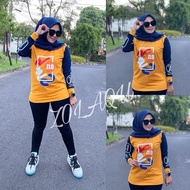 Kaos Wanita Lengan Panjang ZOLAQU Paling Laris / Kaos Wanita Kekinian /Kaos Atasan Wanita Terlaris / Kaos Lengan Panjang Wanita Zolaqu / Kaos Original Distro / Kaos Wanita Zolaqu