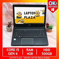 Acer Travelmate P249 Core i5 Gen 6 Ram 8GB HDD 500GB Laptop Second Notebook Murah Terbaru Slim Tipis Terbaru Berkualitas Gaming