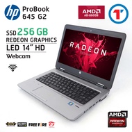 โน๊ตบุ๊ค HP Elitebook 725 G3 และ HP Probook 645 G2 เป็น AMD Pro A8 8600B Chip R6 Radeon Graphics RAM 4-8 GB SSD 128/256 GB มีกล้องในตัว Refurbished laptop used notebook computer สภาพดี มีประกัน By Totalsolution
