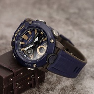 【CASIO 卡西歐】G-SHOCK 海軍藍軍裝手錶(GA-2000-2A)