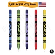 Slickwraps apple pencil 1&amp;2 Crayola series สติกเกอร์ติด apple pencil (พร้อมส่ง)