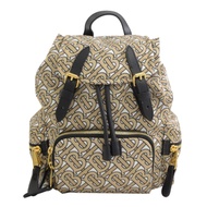 BURBERRY RUCKSACK TB字紋尼龍小後背包(黑/卡其)