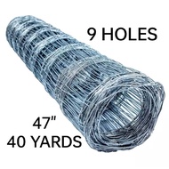 HOG WIRE 9 HOLES X 40 YARDS (LOCAL NOT CHINA)