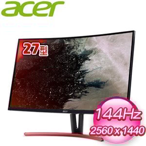 ACER 宏碁 ED273UR P 27型 144hz 無邊框電競螢幕