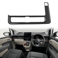 RHD Carbon Fiber Car Center Console Air Vent A/C Outlet Cover Trim for Toyota Sienta 2022 2023