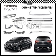 Perodua Myvi G3 2018 - 2022 CHROME Trim Accessories GearUp Gear Up Bodykit Skirting Spoiler Bumper Grille 2019 2020 2021