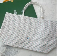 全新 代購 goyard size gm Saint Louis tote bag limited blue / white