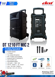 Speaker Portable DAT 12 INCH DT-1210FT Mic Wireless Handheld Original